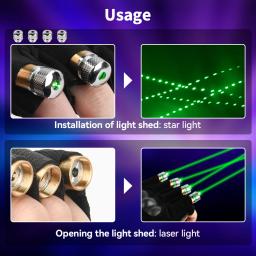 LED Laser Luvas com Luz, Vermelho, Verde, Roxo, DJ Club, Festa, Barras, Palco, Luz Novidade, Performance Props - Image 5