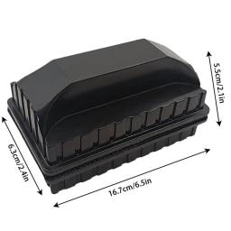 Dupla face cascalho vácuo para aquário vidro mais limpo tanque de peixes purificador raspador ferramentas de limpeza do aquário para casa - Image 6