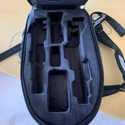 Cor prata Oboé Hard Case Shoulder Oboe Box Portable Oboe Bag Double Shoulder Backpack Oboe Cover Impermeável Shock Absorption Oboe Bag A força do material composto ABS é próxima à da caixa de fibra de carbono Bolsa par - Image 2
