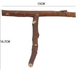 Papagaios De Madeira Natural Swing Toy, Contas Coloridas, Suprimentos De Pássaros, Sinos, Poleiro, Gaiola De Balanços Pendurados Para Animais De Estimação, 1Pc - Image 6
