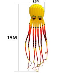 Professional Octopus Kite para adultos, Soft Power Kites, Facelift Kites, 15m, frete grátis - Image 4