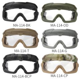 Óculos Tactical Airsoft Paintball, Windproof, Anti Fog, CS Wargame, Caminhadas, Proteção UV, Fits para capacete tático - Image 3