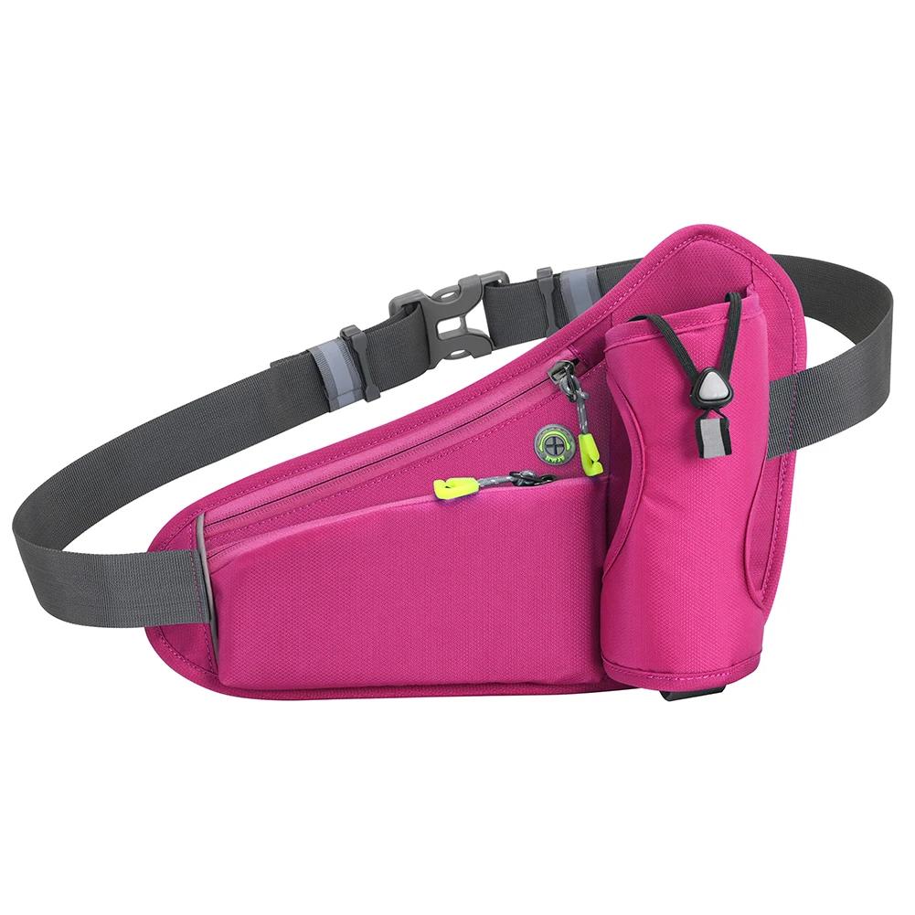 Sacos de cintura com suporte de garrafa de água para homens e mulheres, cinto de hidratação, esportes Fanny Pack, ginásio, corrida, celular, corrida, ciclismo - Image 1