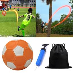 Bola de futebol de alta visibilidade para crianças, esporte, curva, Swerve, futebol, engraçado, futebol, brinquedo, ao ar livre, jogo indoor - Image 2