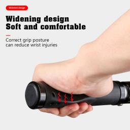 Liga de alumínio Bicicleta Handle Set, Silicone Borracha Handle, Universal Mountain Bike Acessórios, Novo, 24 - Image 2