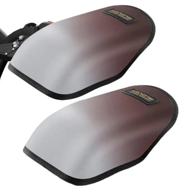 Luvas Antiderrapantes para Mountain Bike e Ciclismo com Muffs para Guidão de Motocicleta