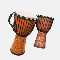 Tambor africano de couro cabra mão tambor lijiang yunnan 8/10/12 polegada adulto mestre profissional instrumento percussão - Image 2