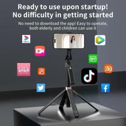 Xiaomi-AI Intelligent Tracking Selfie Stick, Cardan Handheld com Pólo de Tiro Automático, Suporte Selfie de Rotação 360 ° - Image 4
