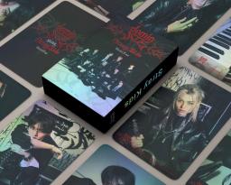 Álbum de Postais com Cartões Fotográficos Laser, Fotocards Novos, Coleção de Ventiladores, Presente Impresso, Lomo, 55 PCs/set - Image 1