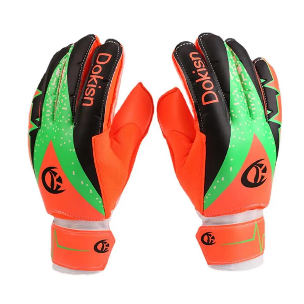 Luvas de látex para adultos e crianças, luva goleira antiderrapante, treino de futebol, futebol, equipamento de proteção portátil, dedo inteiro - Image 1