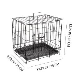 Gaiola dobrável para cachorro, tenda para cachorro, suprimentos para animais de estimação, canil grande, coelho interno, cerca portátil, caixa de treinamento, metal, animais pequenos - Image 2