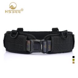 Hssee-cinto tático para homens, nylon real, esportes ao ar livre, com fivela de metal, liberação rápida, militar, exército, 1200D - Image 1