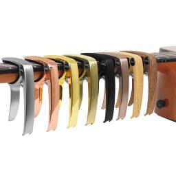 Alumínio profissional Alloy Guitar Capo, Tuner Clamp para guitarra acústica clássica elétrica, Ukulele Acessórios - Image 1