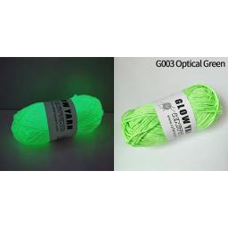 Fio de poliéster luminoso para tricô manual, brilho no escuro, fio robusto, artesanato DIY, fio brilhante, suéter, chapéu, tapete, 50g por bola - Image 6