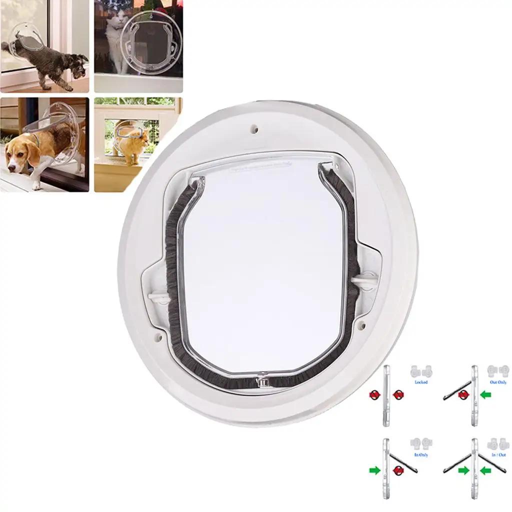 Porta de segurança para portas de vidro deslizantes, portão de janela com trava de 4 maneiras, gatinho, filhote de cachorro, cachorrinho, suprimentos para animais de estimação, porta com aba para cães e gatos - Image 1