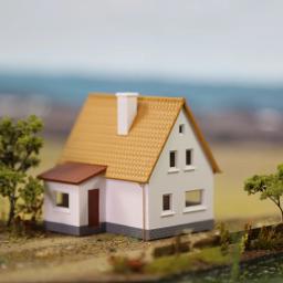 Edemodel-uma unidade N escala 1:160 vila casa arquitetônica, modelo montado, layout do edifício, JZN03 - Image 5