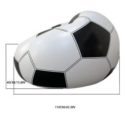 Sofá inflável preguiçoso do PVC, espreguiçadeira impermeável do futebol único, jogos ao ar livre portáteis, dobráveis e mobília do lazer - Image 5