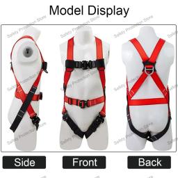 High Altitude Work Safety Harness, Cinto De Segurança De Corpo Inteiro De Cinco Pontos, Treinamento De Escalada Ao Ar Livre, Construção Proteger O Equipamento - Image 3