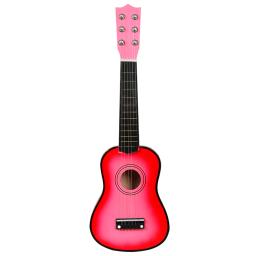 Guitarra Ukulele Pequena com Escolhas para Crianças, Instrumento De 6 Cordas, Presentes De Aprendizagem, 21 in - Image 2