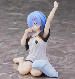 Figuras rem 10cm figuras de ação pvc re: vida em um mundo diferente do zero figura anime rem estiramento boneca brinquedos para coletar decoração - Image 3