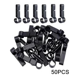 50 pces grampos de fixação gancho chapéu duro clipe de luz acessórios ao ar livre clipes de luz - Image 6
