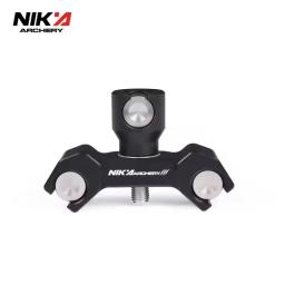 Nika-Aluminium Alloy Archery Estabilizador Anexo, liberação rápida V Bar, conector arco recurvo - Image 3