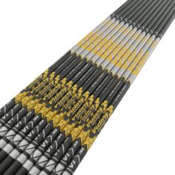 12 pçs tiro com arco novas setas de carbono puro eixo coluna 300-800 id4.2mm para arco recurvo longbow caça tiro - Image 2