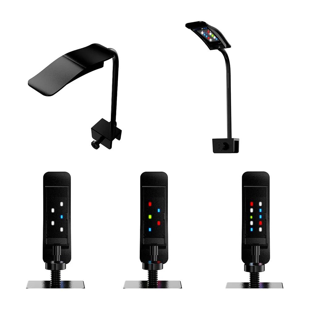 Mini aquário LED luz com temporizador, lâmpada do tanque de peixes, clip na luz, rotação de 360 °, 6W, USB, 10 brilho ajustável - Image 1
