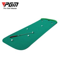 Pgm indoor golf putting verde casa portátil putter de golfe trainer mini esteira prática exercícios verdes cobertor auxiliares treinamento golfe - Image 3