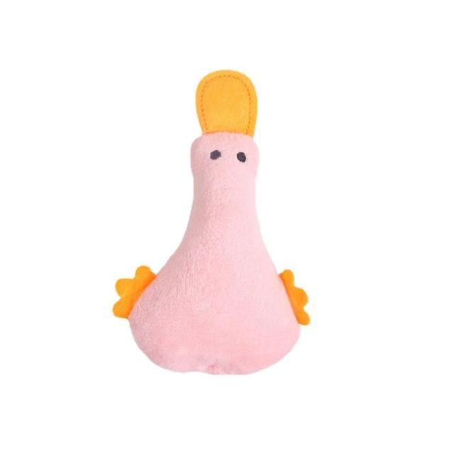 Brinquedo Luxuoso de Pato com Catnip para Gatos - Confortável e Seguro com Papel Sadio, 10g