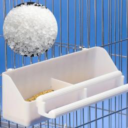 Double Grid Stand Bird Feeder, Calha De Alimentação, Papagaio, 1 Pc - Image 5