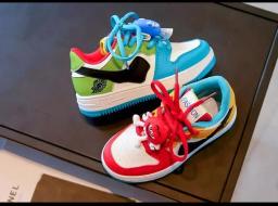 Sapatos confortáveis de bordo para crianças, tênis casuais para meninos e meninas, sapatos únicos para crianças, novo, outono - Image 6