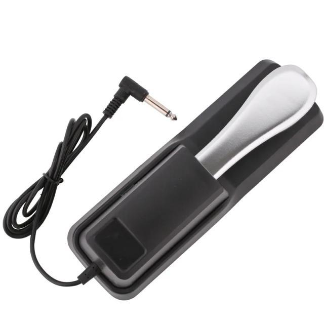 Pedal Amortecedor de Piano Eletrônico com Conexão Lateral em Metal Ferroso para Teclado