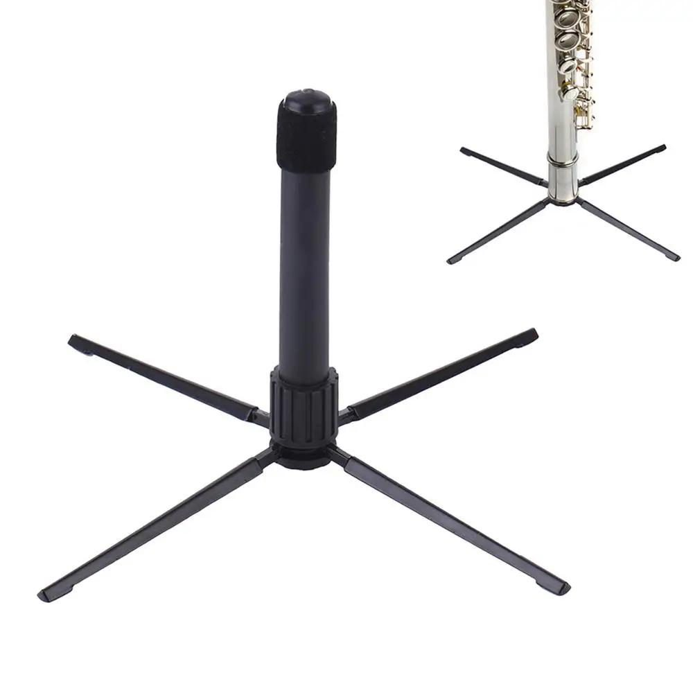 Suporte De Clarinete De Flauta Suporte Dobrável Tripé Suporte Com Base De Perna De Metal Dobrável Para Flauta Suporte De Clarinete Para Instrumento Musical - Image 1