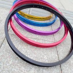Jantes de camada dupla para bicicleta BMX, 20 polegadas, 36 buracos, roda pequena, bicicleta de rua, show de bicicleta, jantes anodizadas - Image 2