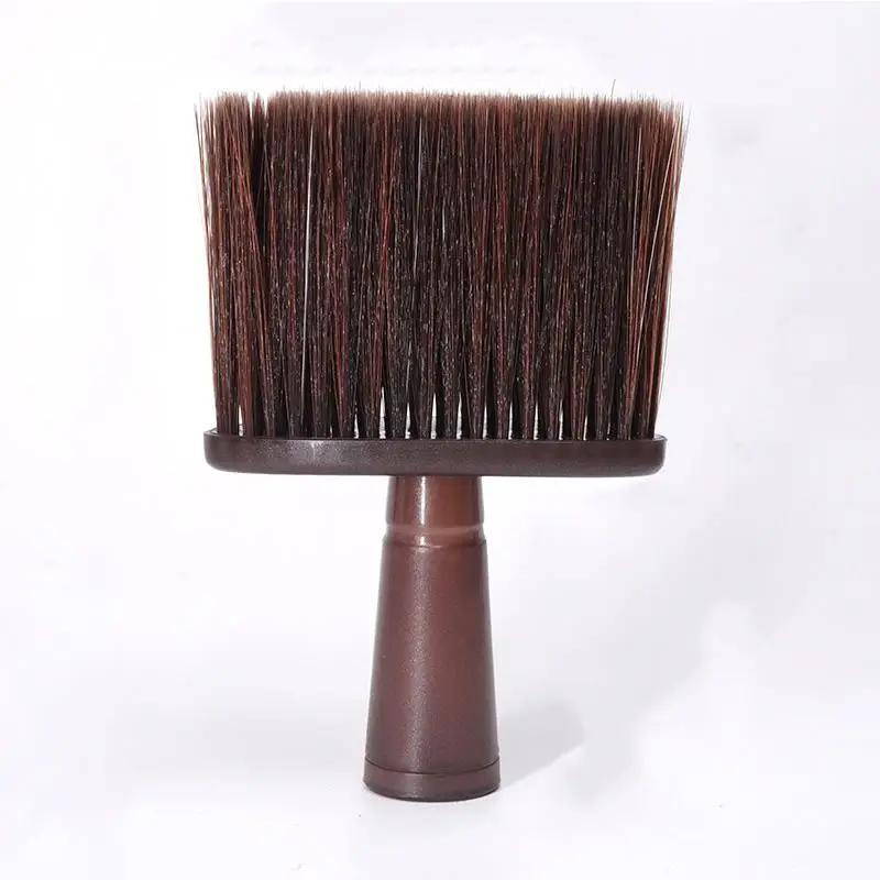 Escova de cerdas macias para limpeza de cabelos Pele-amigável, pescoço e rosto espanador Escova de barbeiro Acessórios de cabeleireiro para salão de beleza - Image 1
