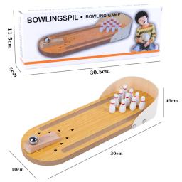 Mini jogo de tabuleiro de boliche de madeira para festa de dia das crianças crianças brinquedos de presente de aniversário pai-criança divertido bolas de jogos de tabuleiro - Image 5
