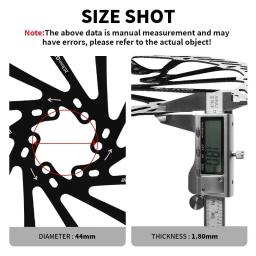 Bucklos rotor de freio a disco hidráulico ultraleve para bicicleta mtb, 160/180/203mm, disco de freio para bicicleta de corrida de montanha e estrada com 6 parafusos grátis - Image 5