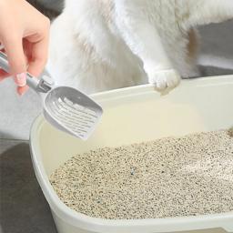 Cat Litter Scooper, Pá Profunda, Peneira de Bandeja, Areia com Punho Longo, Suprimentos Animais - Image 3