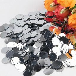 Grande plano redondo Paillette lantejoulas para crianças, lantejoulas soltas, decoração de dança DIY, Lentejuela, 10g, 15mm, 20mm, 25mm, 30mm, 10g - Image 5