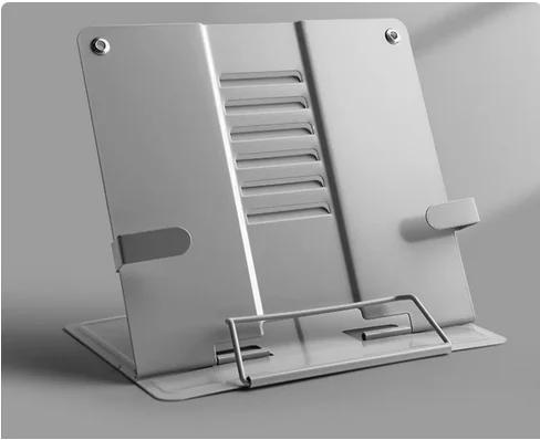 Suporte Ajustável de Metal para Livros e Documentos Portátil - Ideal para Leitura, Música e Receitas em 2023