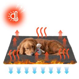 Tapete auto-aquecido para animais de estimação, Colchão quente para dormir, Tapete de cachorro lavável, Cat Self Heating Pad, Gato pequeno e médio, Tapete auto-aquecido, Inverno - Image 1
