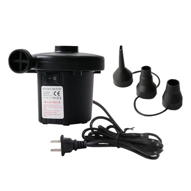 Bomba de Ar Portátil Rápida para Inflar Colchões, Almofadas de Camping e Piscinas - 220V AC e 12V DC