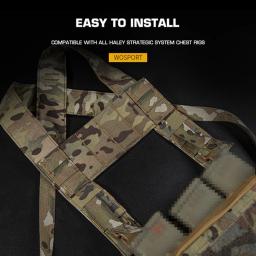 Airsoft tático peito equipamento, placa, navegação malote, caixa do telefone, montagem, colete de caça, acessórios, d3crm - Image 5