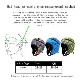 Ajustável Rugby Capacete para Crianças e Adultos, Protetor de Cabeça, EVA Anti-Colisão Cap, Goleiro De Futebol, Goleiro Chapelaria, Segurança - Image 6