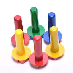 Conjunto de pincéis de esponja para pintura, carimbos para crianças e estudante, carimbo de tinta, ferramentas de desenho, padrão aleatório e cor, 6pcs - Image 4