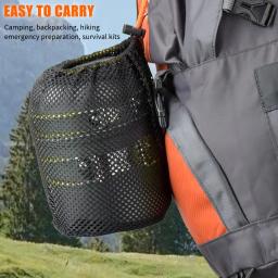 Kit Prático de Panelas de Acampamento Dobrável, Multifuncional, Kits de Panelas para Piquenique, Alumina Dura, Economize Espaço para Caminhadas Piquenique Viagem - Image 3