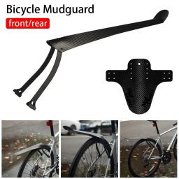 Frente preta e guarda-lamas traseiro para mtb, 1 parte, dobrável, acessórios de ciclismo, mtb, bmx, dh e cascalho - Image 1