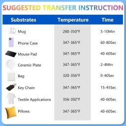 Sublimação Transfer Paper, adequado para todas as impressoras jato de tinta, ideal para copos, tecidos, 100 folhas de 8.5x11in, 120gsm - Image 5