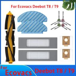 Substituição Acessórios para ECOVACS Deebot T9 AIVI T8 AIVI N8 Pro, Saco de Pó Peças, Escova Lateral Principal, Filtro HEPA, Robot Aspirador - Image 1
